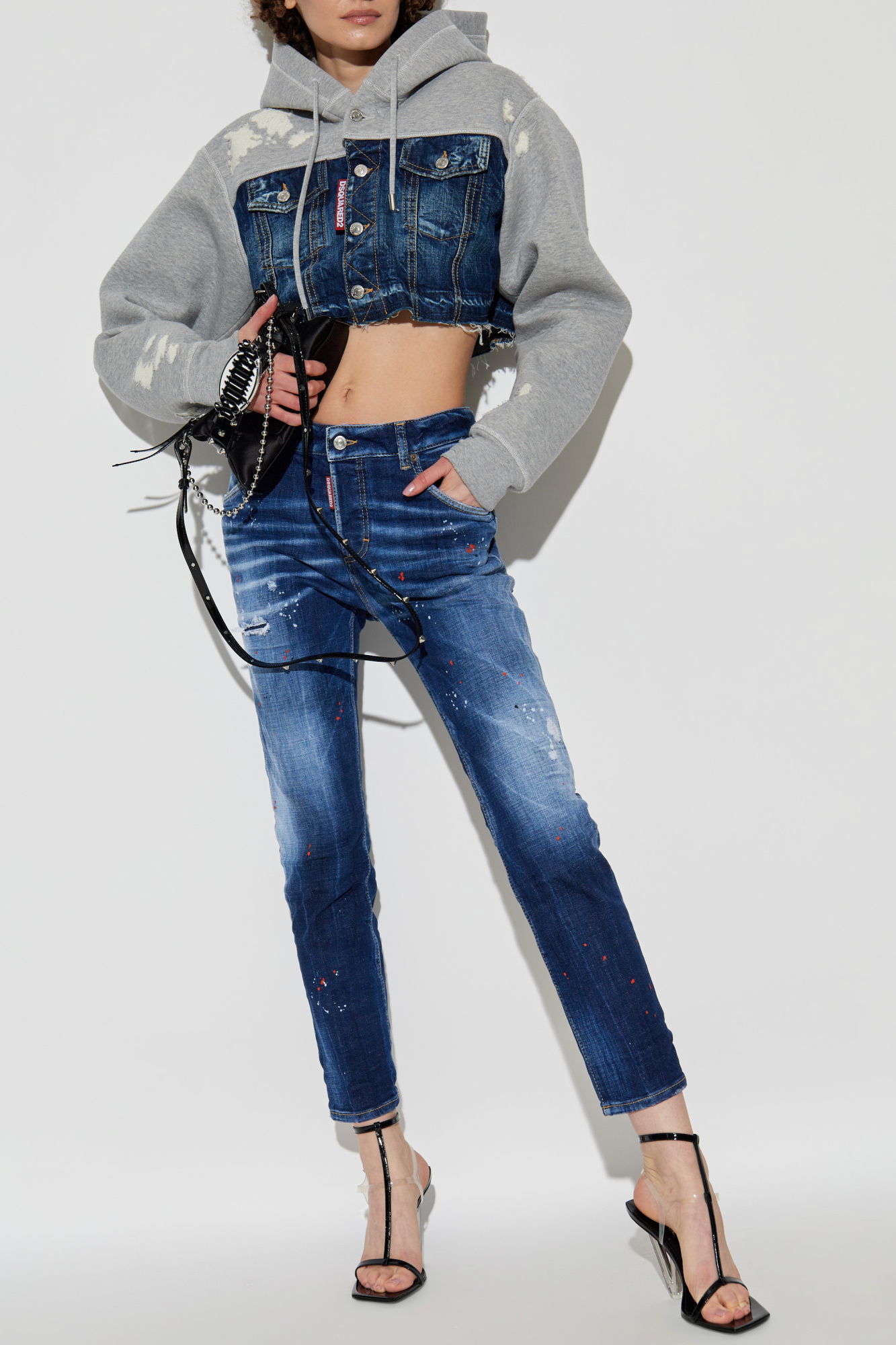 Navy blue 'Cool Girl' jeans Dsquared2 - Vitkac France